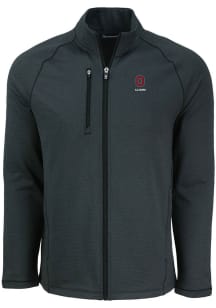 Mens Ohio State Buckeyes Black Cutter and Buck Alumni Pehastin Light Weight Jacket