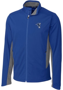 Cutter and Buck Indianapolis Colts Mens Blue Historic Navigate Big and Tall Light Weight Jacket
