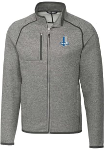 Cutter and Buck Detroit Lions Mens Grey Historic Mainsail Big and Tall Light Weight Jacket