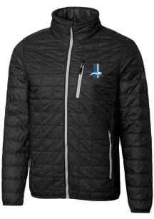 Cutter and Buck Detroit Lions Mens Black Rainier PrimaLoft Big and Tall Lined Jacket