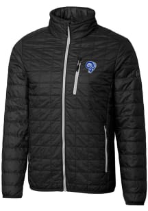 Cutter and Buck Los Angeles Rams Mens Black Historic Rainier PrimaLoft Big and Tall Lined Jacket