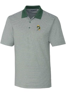 Cutter and Buck Green Bay Packers Green Historic Forge Tonal Stripe Big and Tall Polo