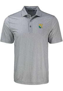Cutter and Buck Xavier Musketeers Grey Gold Rush Shadow Check Big and Tall Polo