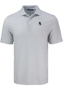 Michigan State Spartans Grey Cutter and Buck Vault Pike Diamond Dot Big and Tall Polo