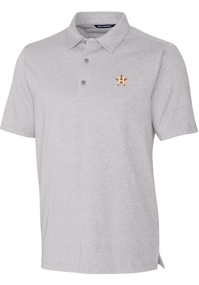 Men's Cutter & Buck Orange Houston Astros Prospect Textured Stretch Polo Size: Small