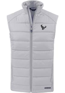 Cutter and Buck Houston Texans Mens Charcoal Mono Evoke Sleeveless Jacket