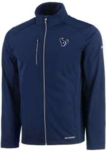 Cutter and Buck Houston Texans Mens Navy Blue Mono Evoke Light Weight Jacket