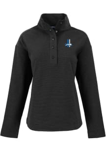 Cutter and Buck Detroit Lions Womens  Historic Hunts Point Qtr Zip