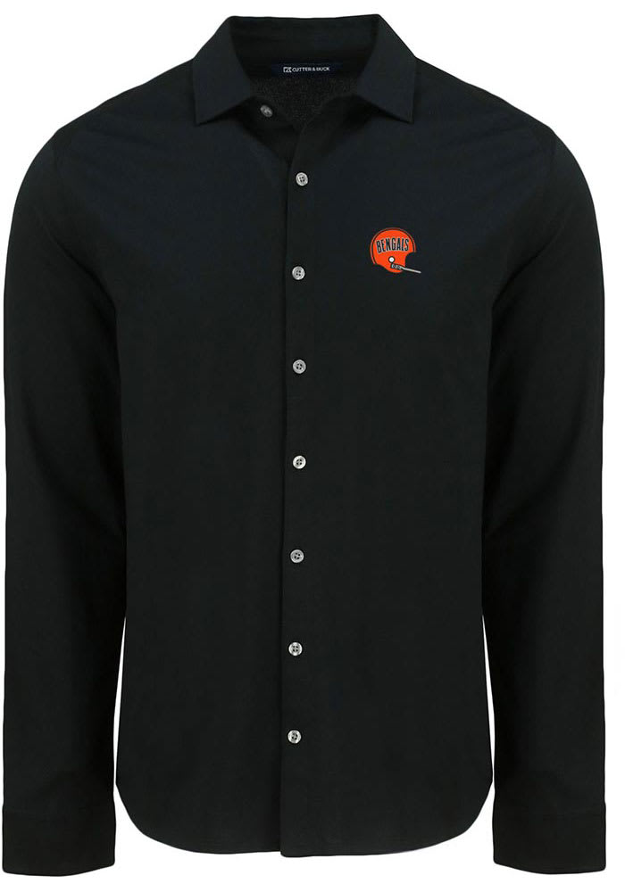 cincinnati bengals dress shirt Women's Starter Black Cincinnati Bengals Ace Tie-Dye T-shirt Dress