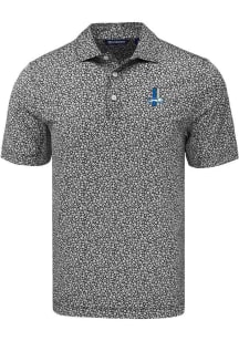 Cutter and Buck Detroit Lions Mens  Historic Pike Flora Short Sleeve Polo