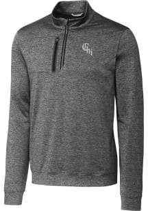 Cutter and Buck Chicago White Sox Mens Charcoal City Connect Stealth Big and Tall 1/4 Zip Pullov..