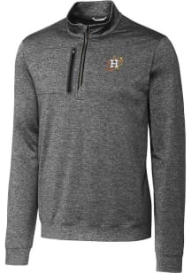 Cutter and Buck Houston Astros Mens Charcoal City Connect Stealth Big and Tall 1/4 Zip Pullover