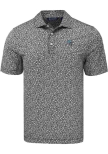 Cutter and Buck Detroit Lions Mens  Helmet Pike Flora Short Sleeve Polo