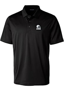 Cutter and Buck Cleveland Browns Mens Black Mono Prospect Short Sleeve Polo