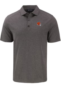 Cutter and Buck Cleveland Browns Mens Black Helmet Forge Recycled Short Sleeve Polo