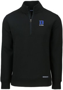 Cutter and Buck Duke Blue Devils Mens  Alumni Roam Long Sleeve Qtr Zip Pullover