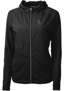 Cutter and Buck Chicago White Sox Womens Black Adapt Eco Light Weight Jacket