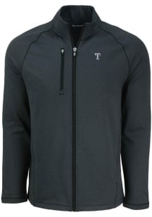 Cutter and Buck Texas Rangers Mens Black Mono Pehastin Light Weight Jacket