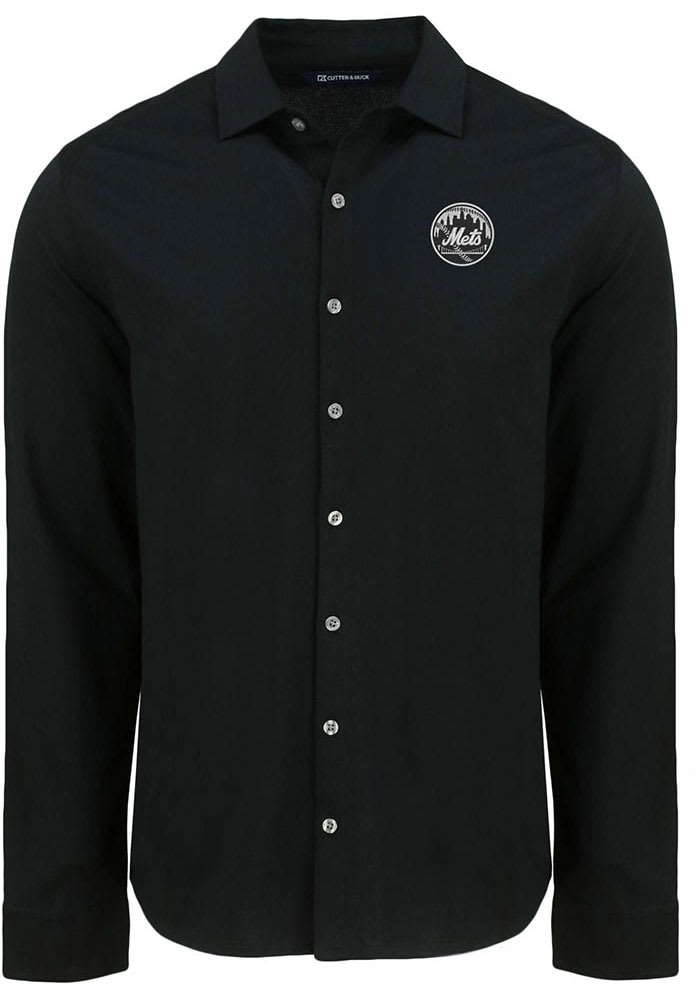 mets dress shirt New York Mets Americana Button Up Shirt FOCO
