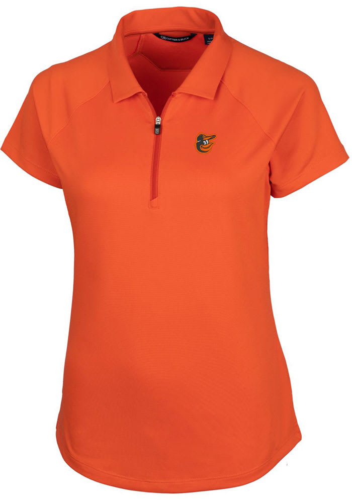 Baltimore Orioles Antigua Women's Tribute Polo - Orange Size: Medium