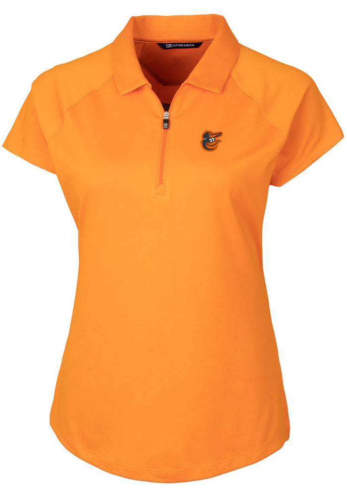 Men's Antigua Orange Baltimore Orioles Compass Polo