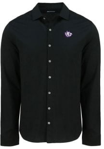 Cutter and Buck TCU Horned Frogs Mens  Vault Advantage Soft Pique Long Sleeve Dress Shirt