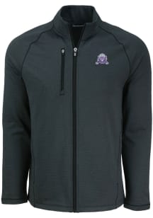 Mens Northwestern Wildcats Black Cutter and Buck Vault Pehastin Light Weight Jacket