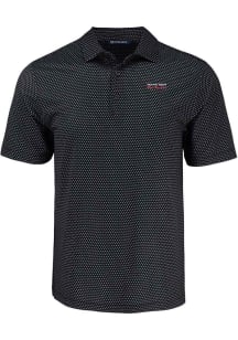 Cutter and Buck Texas Tech Red Raiders Mens  Vault Pike Shadow Check Short Sleeve Polo