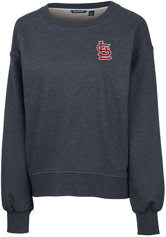 Nike St Louis Cardinals Womens Navy Blue Cowl Crew Sweatshirt