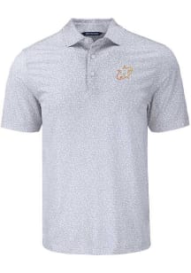 Cutter and Buck Houston Astros Grey City Connect Pike Flora Big and Tall Polo