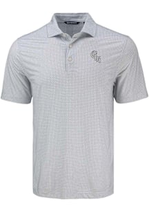 Cutter and Buck Chicago White Sox Mens Grey City Connect Pike Diamond Dot Short Sleeve Polo