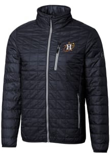 Cutter and Buck Houston Astros Mens Silver City Connect Rainier PrimaLoft Big and Tall Lined Jac..