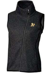 Cutter and Buck Oakland Athletics Womens Grey Mainsail Vest