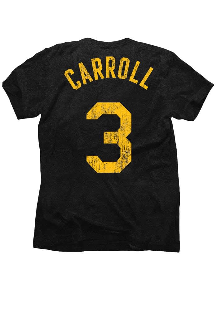 DeMarre Carroll Utah Jazz Black Tri-Blend Short Sleeve Player T Shirt