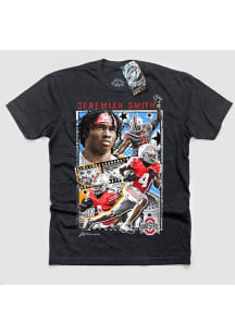 Jeremiah Smith GV Art + Design Black Ohio State Buckeyes Football Highlight Reel Short Sleeve Fash..