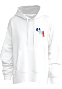 Chicago Womens White Moonbeam Hooded Sweatshirt