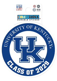 Kentucky Wildcats 3&quot; Class of 2029 Stickers - Blue