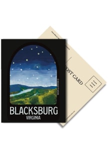 Blacksburg Window Cityscape Postcard