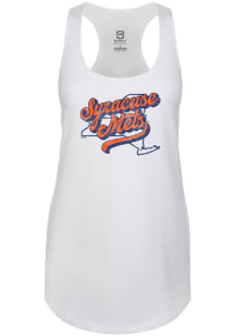 Summit Sportswear Syracuse Mets Womens White Ideal Tank Top