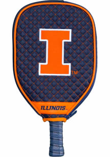 Navy Blue Illinois Fighting Illini Quilted Cover Pickleball Paddles