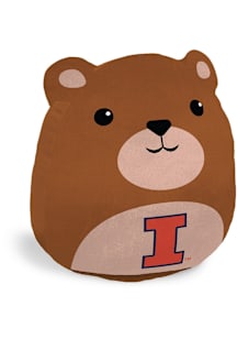 Orange Fighting Illini 15in Plushie Mascot Pillow Throw Pillow