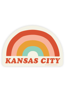Kansas City Cooper Rainbow Stickers