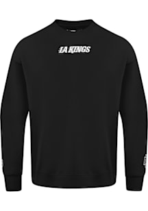 Pro Standard Los Angeles Kings Mens Black Wingspan Long Sleeve Fashion Sweatshirt