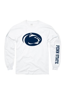 Penn State Nittany Lions White Big Mascot Long Sleeve T Shirt