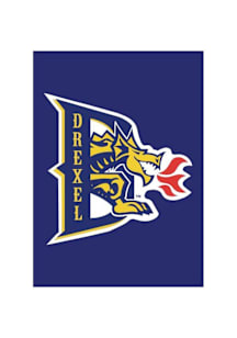 Drexel Dragons 30x40 Blue Silk Screen Sleeve Banner - Navy Blue