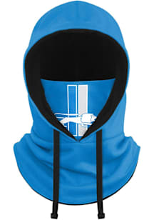 Forever Collectibles Detroit Lions Blue Retro Drawstring Hooded Gaiter Mens Knit Hat
