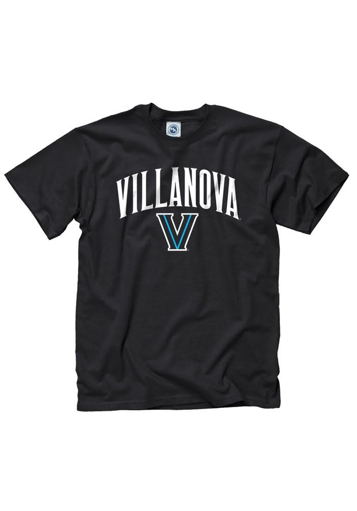 Villanova Wildcats Black Arch Short Sleeve T Shirt