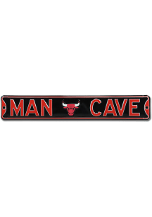 Chicago Bulls 6x36 Man Cave Street Sign