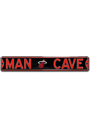 Miami Heat 6x36 Man Cave Street Sign