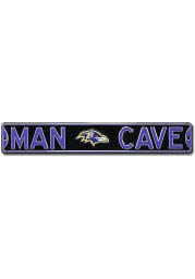 Baltimore Ravens 6x36 Man Cave Street Sign